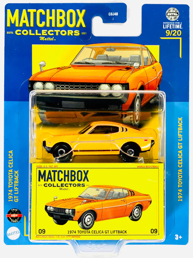 Matchbox 2024 Collectors 09/20 1974 Toyota Celica GT Liftback, orange