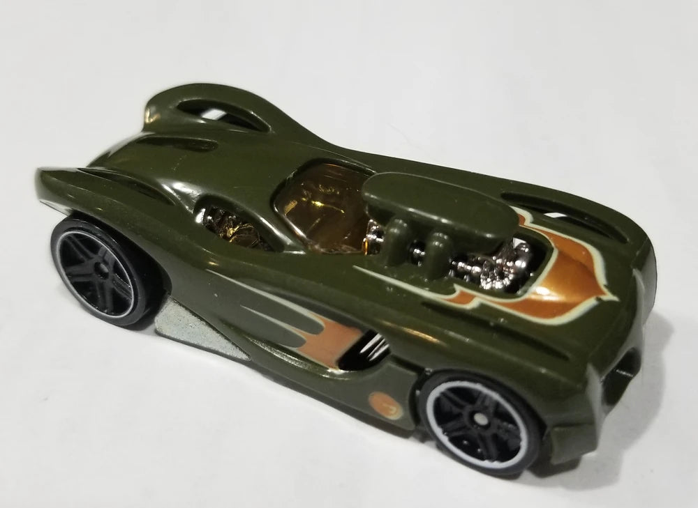 Hot Wheels 2009 #101/190 16 Angels, NEW/LOOSE, dark olive green