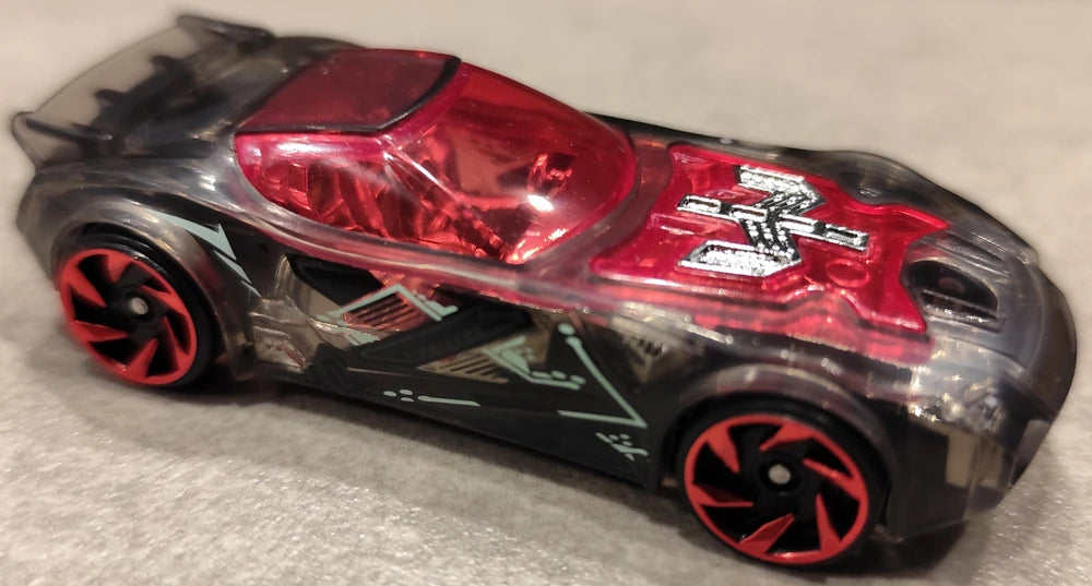 Hot Wheels 2025 #013/250, Nerve Hammer, NEW/LOOSE, clear black