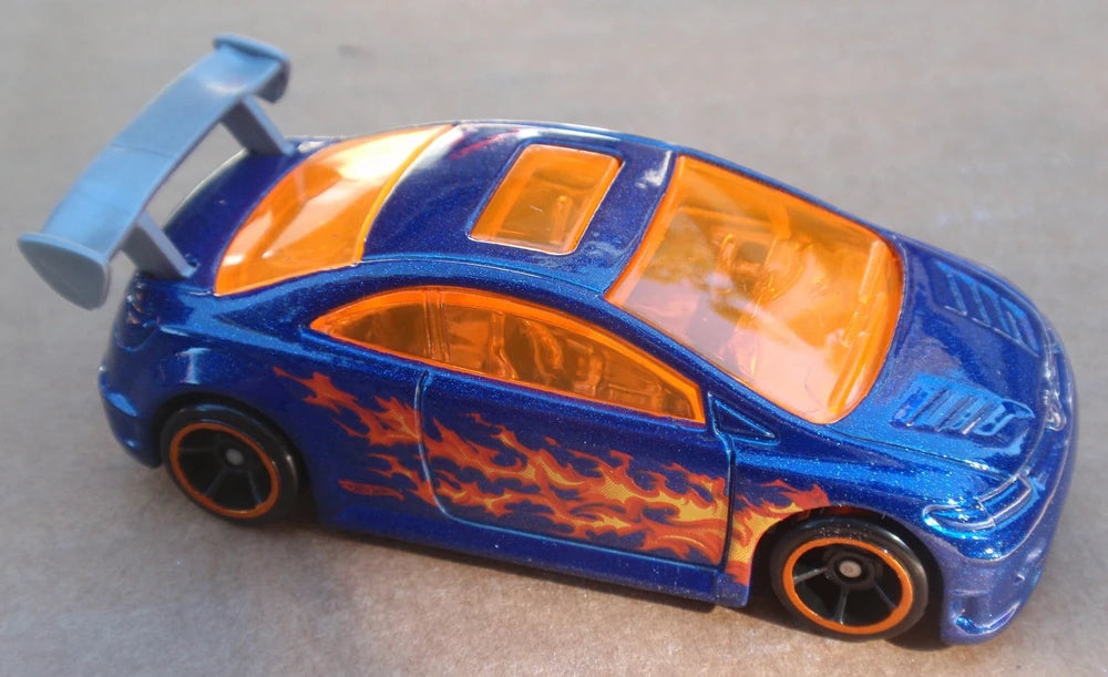 Hot Wheels 2012 #160/247 Honda Civic Si, NEW/LOOSE, metalflake dark blue