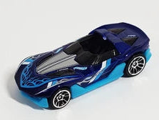 Hot Wheels 2012 #242/247 Yur So Fast, NEW/LOOSE, metallic dark blue