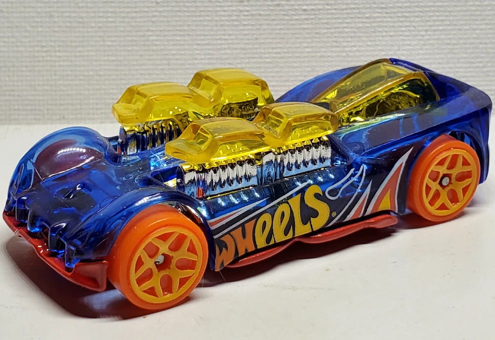 Hot Wheels 2000 Multipack Exclusive, What-4-2, NEW/LOOSE, transparent blue