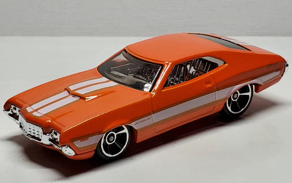 Hot Wheels 2022 #250/250, 72 Ford Gran Torino Sport, NEW/LOOSE, orange