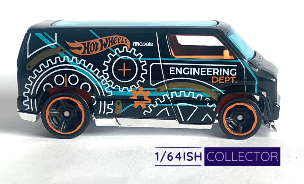 Hot Wheels 2023 Multipack Exclusive, Custom '77 Dodge Van, NEW/LOOSE, gloss black
