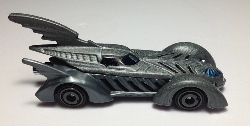 Hot Wheels 2023 #055/250 Batman Forever Batmobile, matte metalflake grey