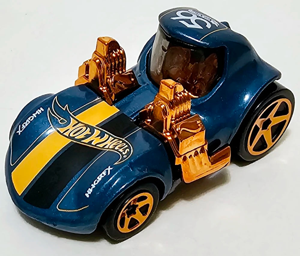Hot Wheels 2024 Green and Gold 5/6, Tooned Twin Mill, NEW/LOOSE, metalflake teal