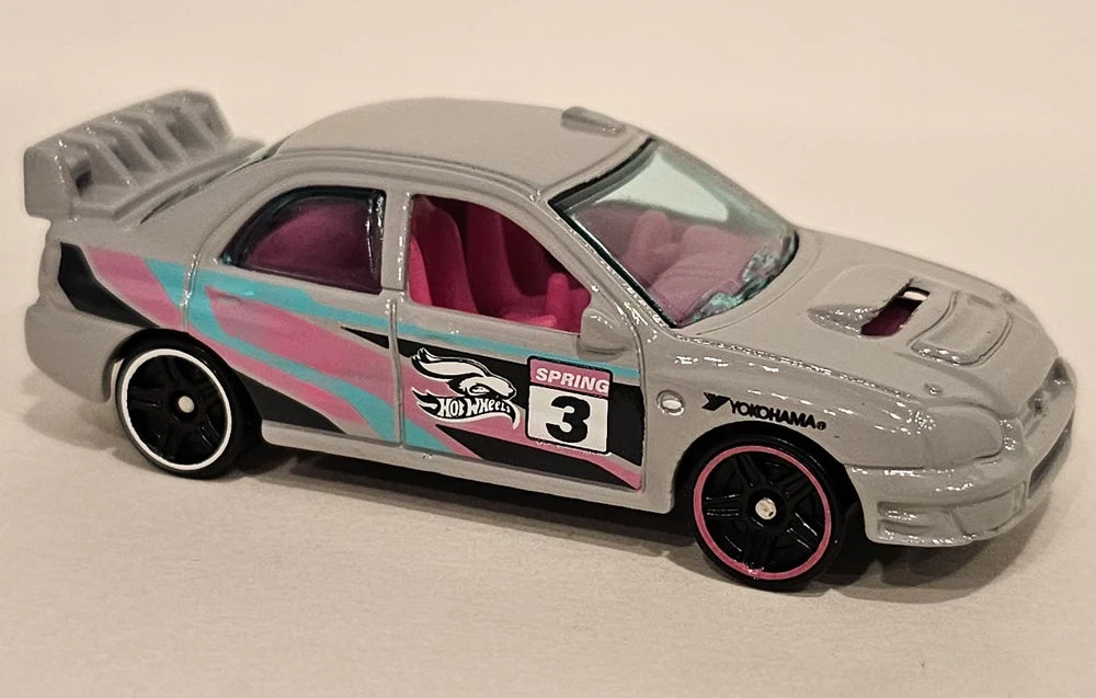 Hot Wheels 2024 Spring Series 4/5 Subaru Impreza, NEW/LOOSE, grey