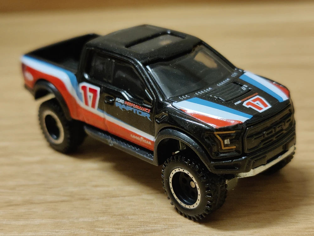 Hot Wheels 2023 Car Culture Ford Racing 2-pack, '17 Ford F-150 Raptor, NEW/LOOSE, metalflake black