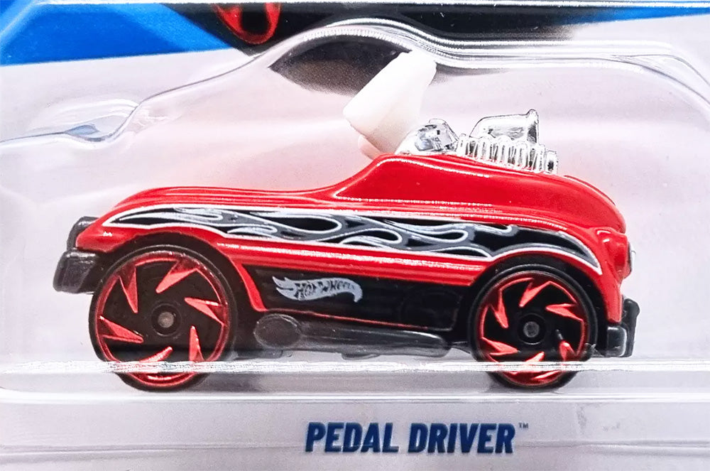 Hot Wheels 2025 #095/250 Pedal Driver, TREASURE HUNT, NEW/LOOSE, red