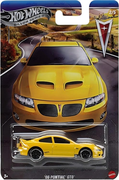 Hot Wheels 2026 Pontiac 100th Anniversary 2/5 '06 Pontiac GTO, yellow jacket