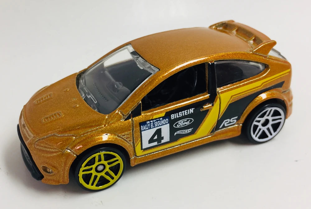 Hot Wheels 2019 Backroad Rallly 5/6 '09 Ford Focus RS, NEW/LOOSE, metalflake burnt orange