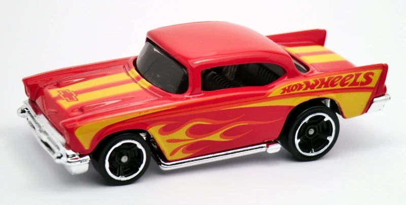 Hot Wheels 2013 #196/250, '57 Chevy, NEW/LOOSE, red enamel