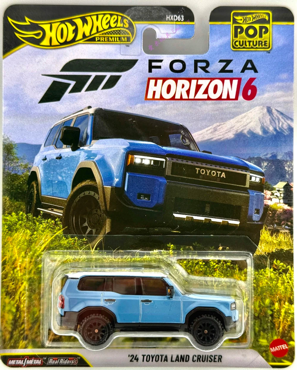 Hot Wheels 2026 Premium Pop Culture Mix 6, Forza Horizon 6 '24 Toyota Land Cruiser, heritage blue