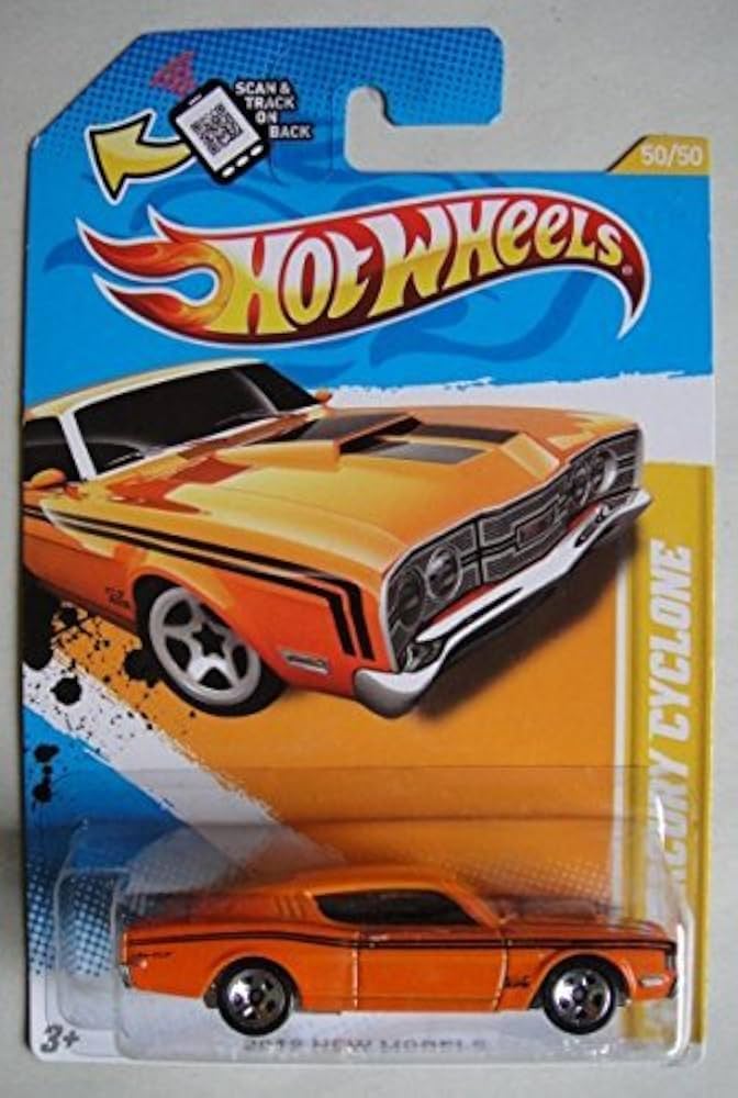 Hot Wheels 2012 #050/247 '69 Mercury Cyclone, orange