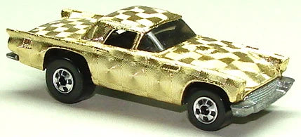 Hot Wheels 1992 #190 '57 T-Bird, NEW/LOOSE, (Gleam Team gold)