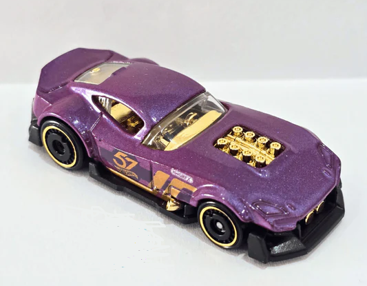 Hot Wheels 2025 57th Anniversary Mix A, #5/6 Muscle and Blown, NEW/LOOSE, purple/gold