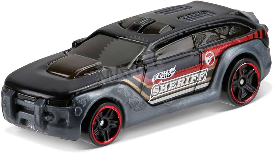 Hot Wheels 2017, HW Pursuit, TREASURE HUNT, NEW/LOOSE, black