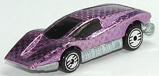 Hot Wheels 1992 #191, Aeroflash/Large Charge, NEW/LOOSE, pink chrome textured