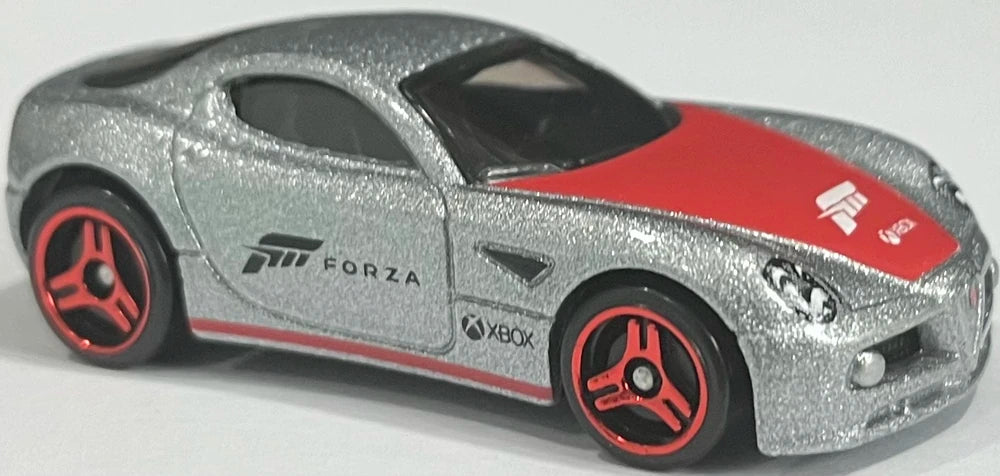 Hot Wheels 2023 Forza 5/5, Alfa Romeo 8C Competizione, NEW/LOOSE, silver