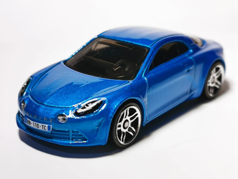 Hot Wheels 2019 #238/250 Alpine A110, metalflake blue