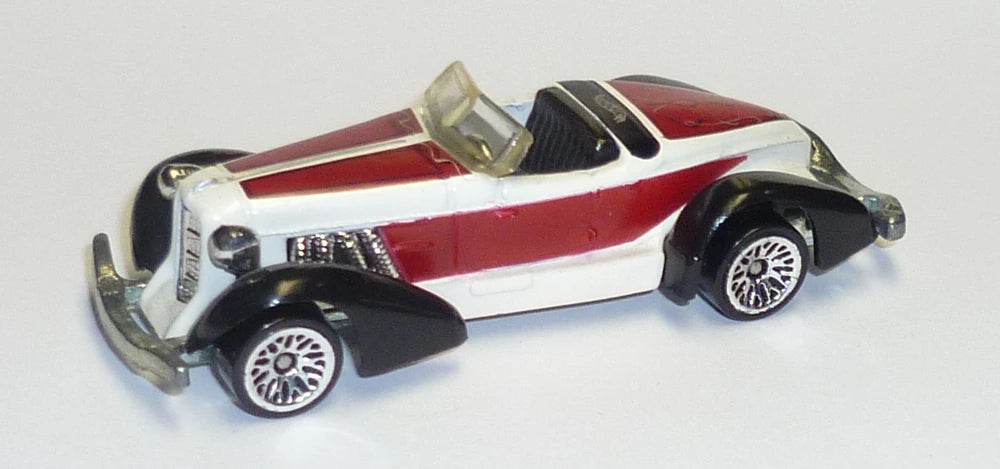 Hot Wheels 2001 #116/240, Auburn 852, NEW/LOOSE, white & red