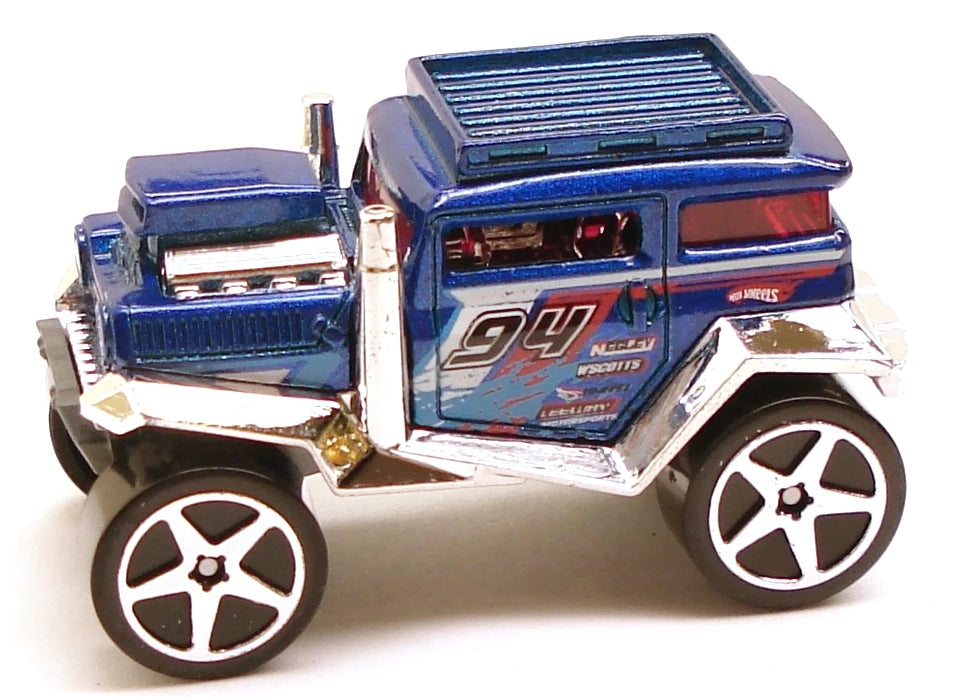 Hot Wheels 2010 #190/240, Bad Mudder 2, NEW/LOOSE, metallic blue