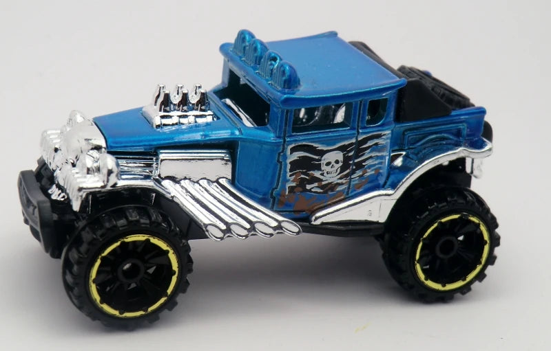 Hot Wheels 2013 #090/250 Baja Bone Shaker, NEW/LOOSE, metalflake blue