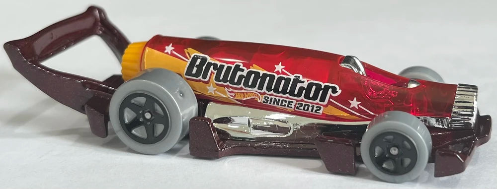 Hot Wheels 2023 #219/250 Carbonator/Brutonator, NEW/LOOSE, translucent red