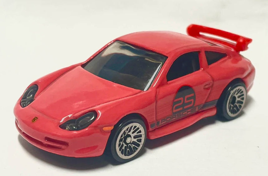 Hot Wheels 2025 Color Shifters, Porsche 911 GT3 Cup, NEW/LOOSE, Warm: Red, Cold: Black