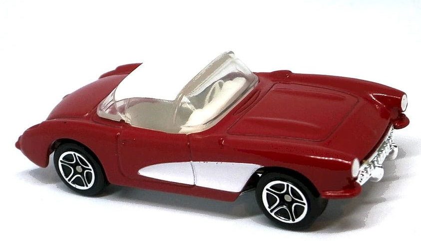 Matchbox 1999 #075/100, '57 Chevrolet Corvette, NEW/LOOSE, red