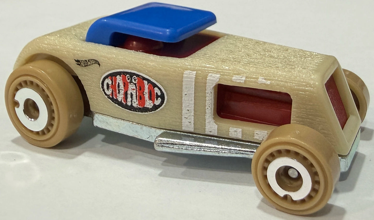 Hot Wheels 2026 #182/250, Chop 'N Bloc, NEW/LOOSE, tan