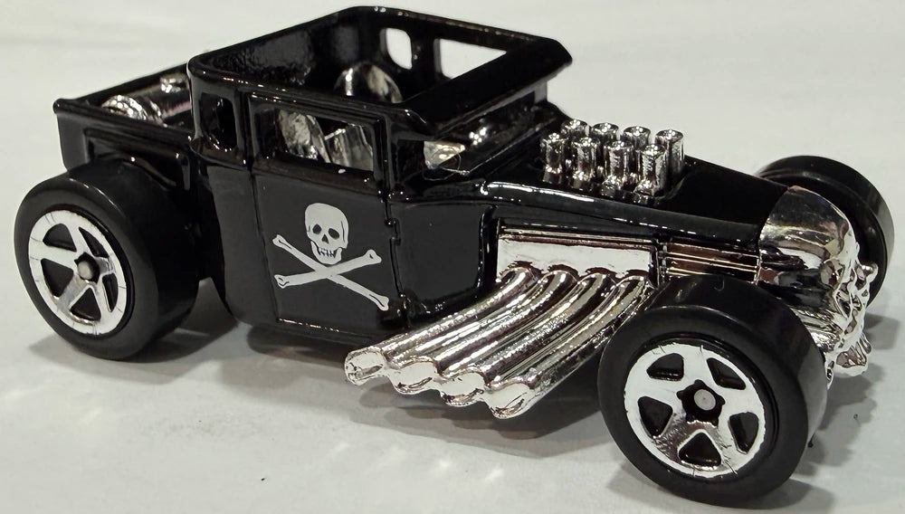 Hot Wheels 2026 Mystery Models (Series 1) 4/10, Bone Shaker, NEW/LOOSE, black