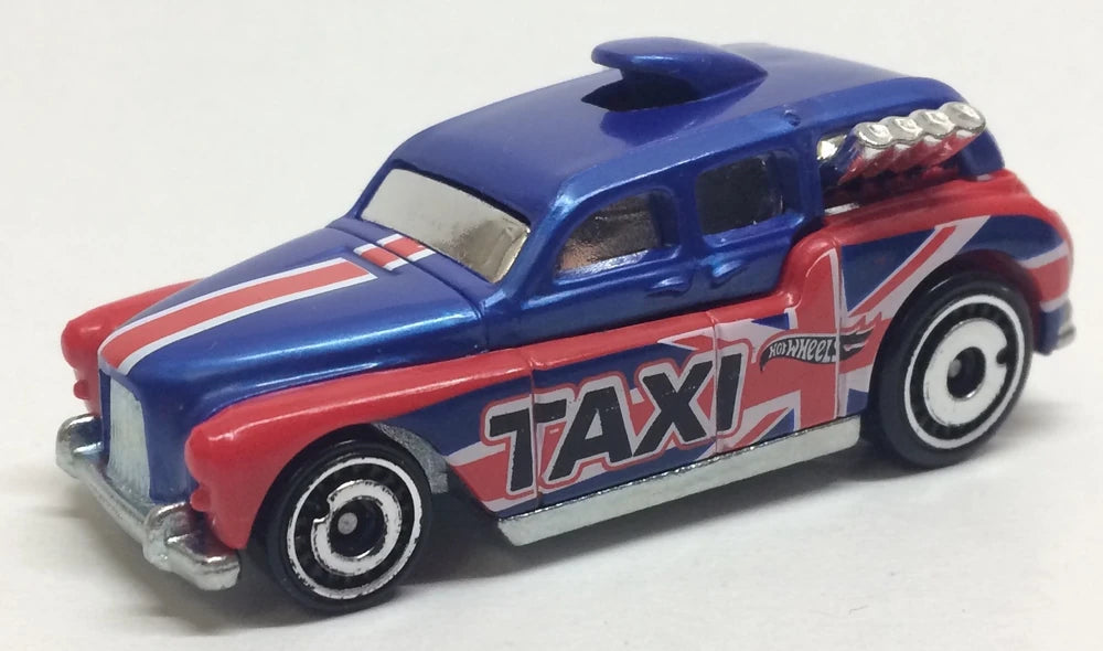 Hot Wheels 2022 #102/250 Cockney Cab II, NEW/LOOSE, red & blue
