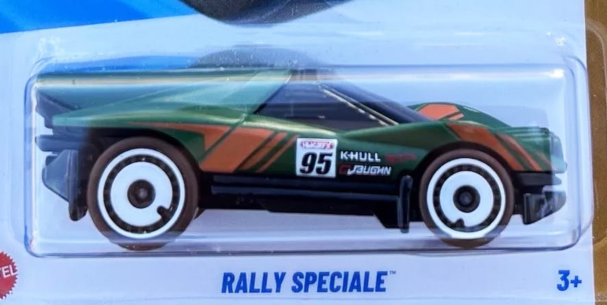 Hot Wheels 2024 #179/250 Rally Speciale, RETAILER EXCLUSIVE, NEW/LOOSE, green