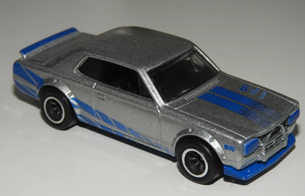 Hot Wheels 2019 Premium Fast & Furious: Fast Rewind 3/5, Nissan Skyline H/T 2000GT-X, NEW/LOOSE, silver