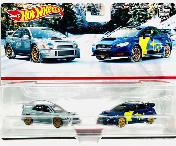 Hot Wheels Premium 2-pack 2-pack Subaru Impreza WRX & '16 Subaru WRX STi