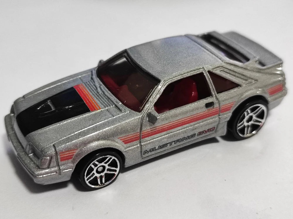 Hot Wheels 2023 #025/250, '84 Mustang SVO, NEW/LOOSE, metallic silver