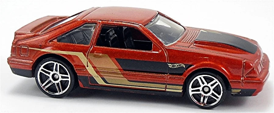 Hot Wheels 2014 Mustang 50 Years 4/8, '92 Ford Mustang, NEW/LOOSE, metalflake orange