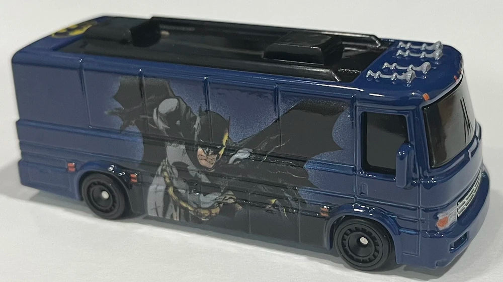 Hot Wheels 2021 Premium Pop Culture: DC Comics 4/5, HW Tour Bus, NEW/LOOSE, navy blue