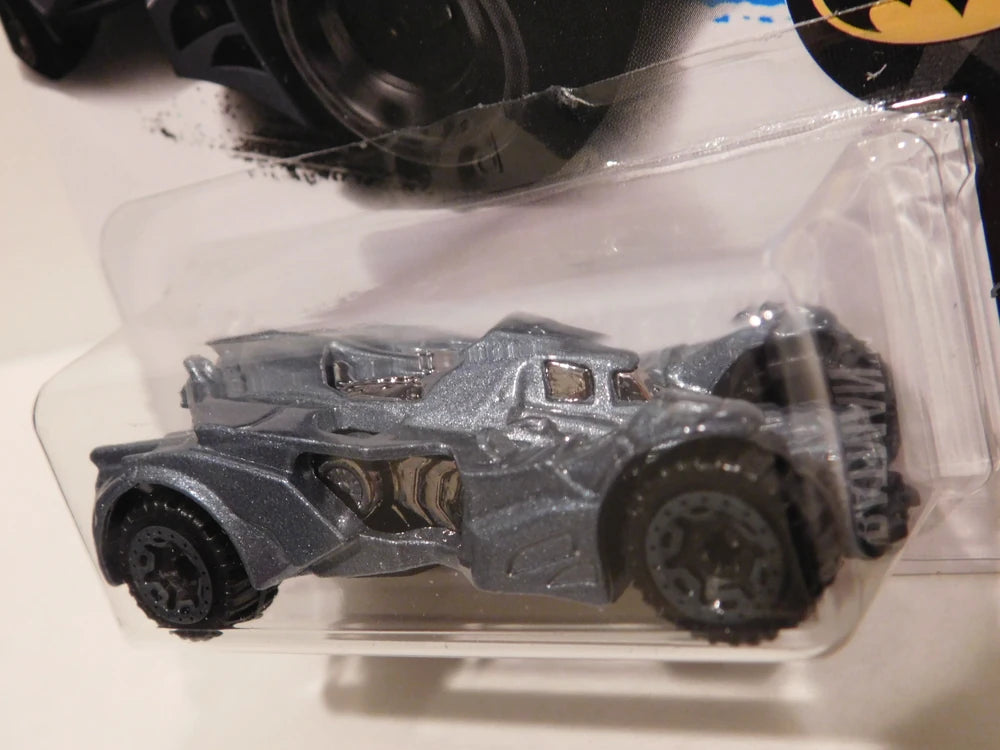 Hot Wheels 2017 #267/365, Batman: Arkham Knight Batmobile, NEW/LOOSE, dark grey