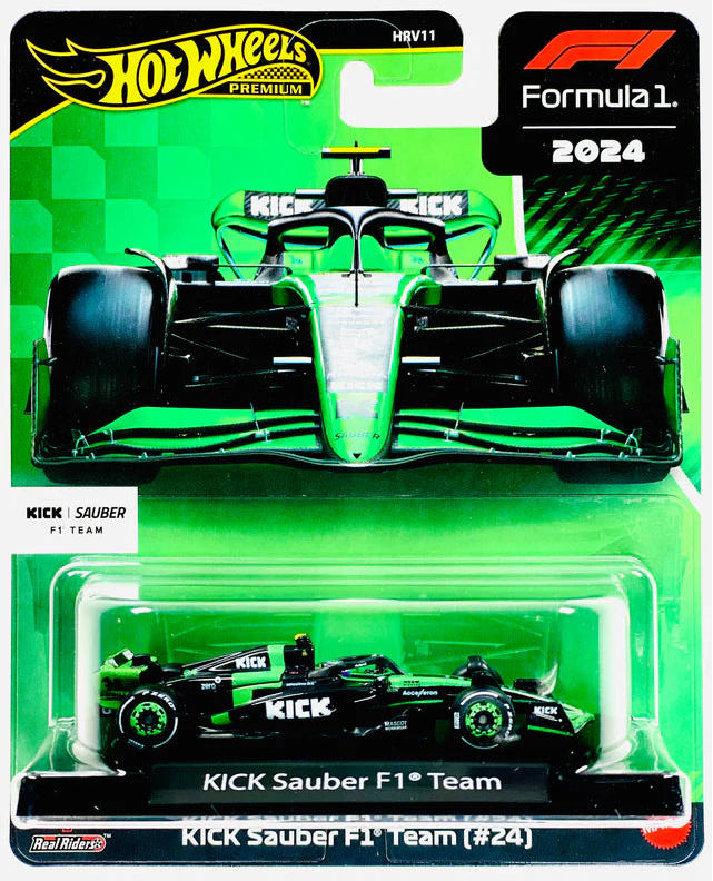 Hot Wheels 2025 Premium Formula 1 - Kick Sauber F1 Team (#24)