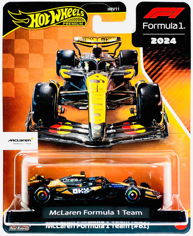 Hot Wheels 2025 Premium Formula 1 - McLaren Formula 1 Team (#81)