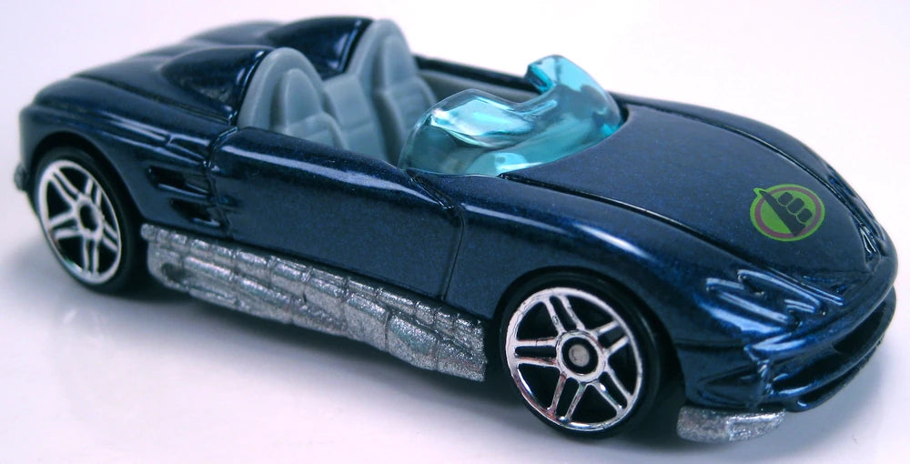 Hot Wheels 2000 #80/250 MX48 Turbo, NEW/LOOSE, metalflake blue