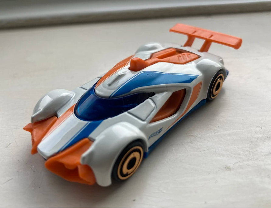 Hot Wheels 2025 Multipack Exclusive, Mach Speeder, NEW/LOOSE, white w/orange