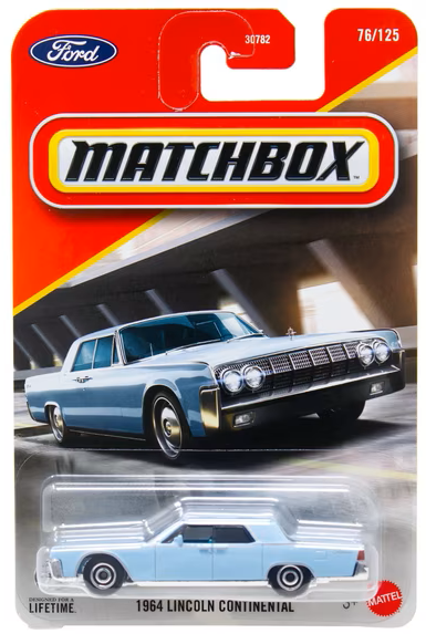 Matchbox 2026 #076/100 1964 Lincoln Continental, light blue