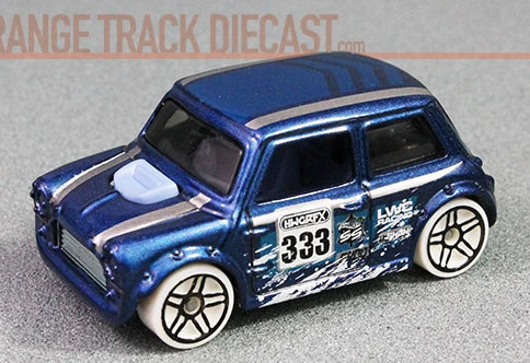 Hot Wheels 2017 #137/365, Mini Cooper, NEW/LOOSE, metalflake dark blue