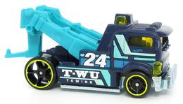 Hot Wheels 2024 #135/250 Heavy Hitcher, NEW/LOOSE, dark blue