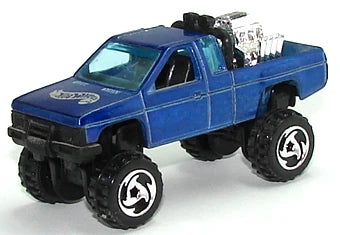 Hot Wheels 1997 #574, Nissan Hardbody, NEW/LOOSE, blue