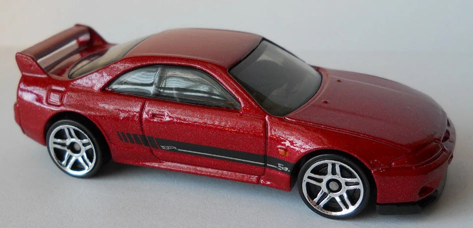 Hot Wheels 2019 #006/250, Nissan Skyline GT-R (BCNR33), NEW/LOOSE, metalflake red