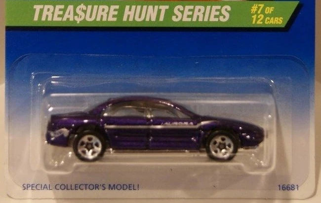Hot Wheels 1997 Treasure Hunt Series #584, Olds Aurora, purple